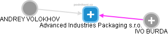 Advanced Industries Packaging s.r.o. - náhled vizuálního zobrazení vztahů obchodního rejstříku