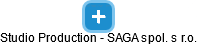 Studio Production - SAGA spol. s r.o. - náhled vizuálního zobrazení vztahů obchodního rejstříku