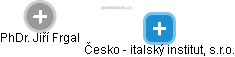 Česko - italský institut, s.r.o. - náhled vizuálního zobrazení vztahů obchodního rejstříku