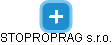 STOPROPRAG s.r.o. - náhled vizuálního zobrazení vztahů obchodního rejstříku