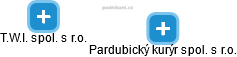 Pardubický kurýr spol. s r.o. - náhled vizuálního zobrazení vztahů obchodního rejstříku