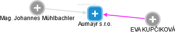 Aumayr s.r.o. - náhled vizuálního zobrazení vztahů obchodního rejstříku
