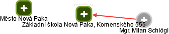 Základní škola Nová Paka, Komenského 555 - náhled vizuálního zobrazení vztahů obchodního rejstříku