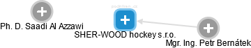 SHER-WOOD hockey s.r.o. - náhled vizuálního zobrazení vztahů obchodního rejstříku