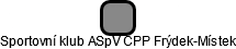 Sportovní klub ASpV CPP Frýdek-Místek - náhled vizuálního zobrazení vztahů obchodního rejstříku