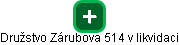 Družstvo Zárubova 514 v likvidaci - náhled vizuálního zobrazení vztahů obchodního rejstříku