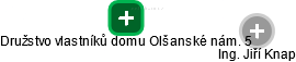 Družstvo vlastníků domu Olšanské nám. 5 - náhled vizuálního zobrazení vztahů obchodního rejstříku