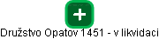 Družstvo Opatov 1451 - v likvidaci - náhled vizuálního zobrazení vztahů obchodního rejstříku