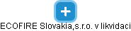 ECOFIRE Slovakia,s.r.o. v likvidaci - náhled vizuálního zobrazení vztahů obchodního rejstříku