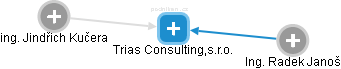 Trias Consulting,s.r.o. - náhled vizuálního zobrazení vztahů obchodního rejstříku