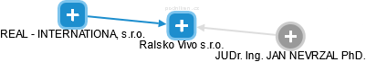Ralsko Vivo s.r.o. - náhled vizuálního zobrazení vztahů obchodního rejstříku