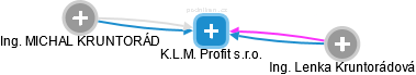 K.L.M. Profit s.r.o. - náhled vizuálního zobrazení vztahů obchodního rejstříku