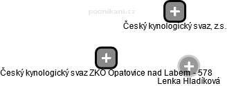 Český kynologický svaz ZKO Opatovice nad Labem - 578 - náhled vizuálního zobrazení vztahů obchodního rejstříku