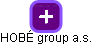 HOBÉ group a.s. - náhled vizuálního zobrazení vztahů obchodního rejstříku