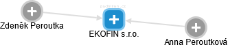 EKOFIN s.r.o. - náhled vizuálního zobrazení vztahů obchodního rejstříku
