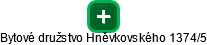 Bytové družstvo Hněvkovského 1374/5 - náhled vizuálního zobrazení vztahů obchodního rejstříku