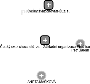 Český svaz chovatelů, z.s., Základní organizace Přeštice - náhled vizuálního zobrazení vztahů obchodního rejstříku