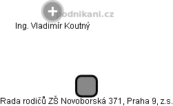 Rada rodičů ZŠ Novoborská 371, Praha 9, z.s. - náhled vizuálního zobrazení vztahů obchodního rejstříku