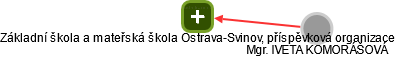 Základní škola a mateřská škola Ostrava-Svinov, příspěvková organizace - náhled vizuálního zobrazení vztahů obchodního rejstříku