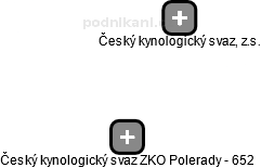 Český kynologický svaz ZKO Polerady - 652 - náhled vizuálního zobrazení vztahů obchodního rejstříku