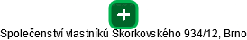 Společenství vlastníků Skorkovského 934/12, Brno - náhled vizuálního zobrazení vztahů obchodního rejstříku