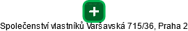 Společenství vlastníků Varšavská 715/36, Praha 2 - náhled vizuálního zobrazení vztahů obchodního rejstříku