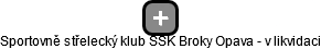 Sportovně střelecký klub SSK Broky Opava - v likvidaci - náhled vizuálního zobrazení vztahů obchodního rejstříku