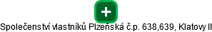 Společenství vlastníků Plzeňská č.p. 638,639, Klatovy II - náhled vizuálního zobrazení vztahů obchodního rejstříku