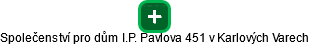 Společenství pro dům I.P. Pavlova 451 v Karlových Varech - náhled vizuálního zobrazení vztahů obchodního rejstříku