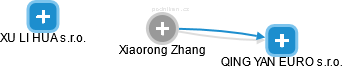  Xiaorong Z. - Vizualizace  propojení osoby a firem v obchodním rejstříku