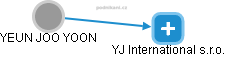 YEUN JOO YOON - Vizualizace  propojení osoby a firem v obchodním rejstříku