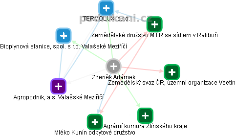  Zdeněk A. - Vizualizace  propojení osoby a firem v obchodním rejstříku