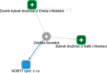 Zdeňka Novotná - Vizualizace  propojení osoby a firem v obchodním rejstříku