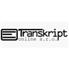 Transkript online s.r.o. - logo