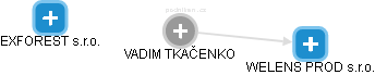  Tkačenko V. - Vizualizace  propojení osoby a firem v obchodním rejstříku