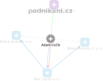 Adam Kočík - Vizualizace  propojení osoby a firem v obchodním rejstříku
