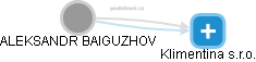 ALEKSANDR BAIGUZHOV - Vizualizace  propojení osoby a firem v obchodním rejstříku
