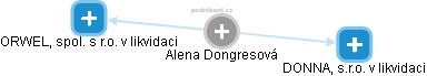 Alena Dongresová - Vizualizace  propojení osoby a firem v obchodním rejstříku