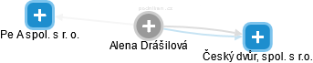 Alena Drášilová - Vizualizace  propojení osoby a firem v obchodním rejstříku