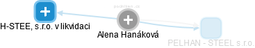 Alena Hanáková - Vizualizace  propojení osoby a firem v obchodním rejstříku