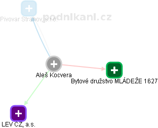 Aleš Kocvera - Vizualizace  propojení osoby a firem v obchodním rejstříku