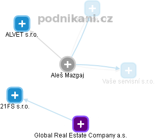  Mazgaj A. - Vizualizace  propojení osoby a firem v obchodním rejstříku
