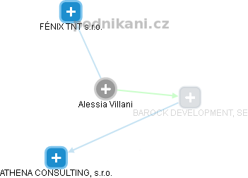 Alessia Villani - Vizualizace  propojení osoby a firem v obchodním rejstříku