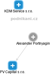 Alexander Portnyagin - Vizualizace  propojení osoby a firem v obchodním rejstříku