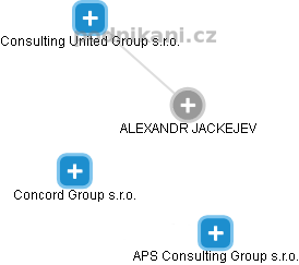  Alexandr J. - Vizualizace  propojení osoby a firem v obchodním rejstříku