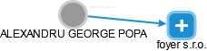 ALEXANDRU GEORGE POPA - Vizualizace  propojení osoby a firem v obchodním rejstříku