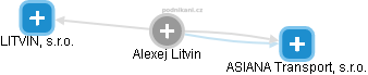 Alexej Litvin - Vizualizace  propojení osoby a firem v obchodním rejstříku