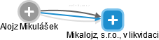 Alojz Mikulášek - Vizualizace  propojení osoby a firem v obchodním rejstříku