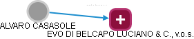 ALVARO CASASOLE - Vizualizace  propojení osoby a firem v obchodním rejstříku