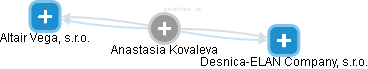 Anastasia Kovaleva - Vizualizace  propojení osoby a firem v obchodním rejstříku